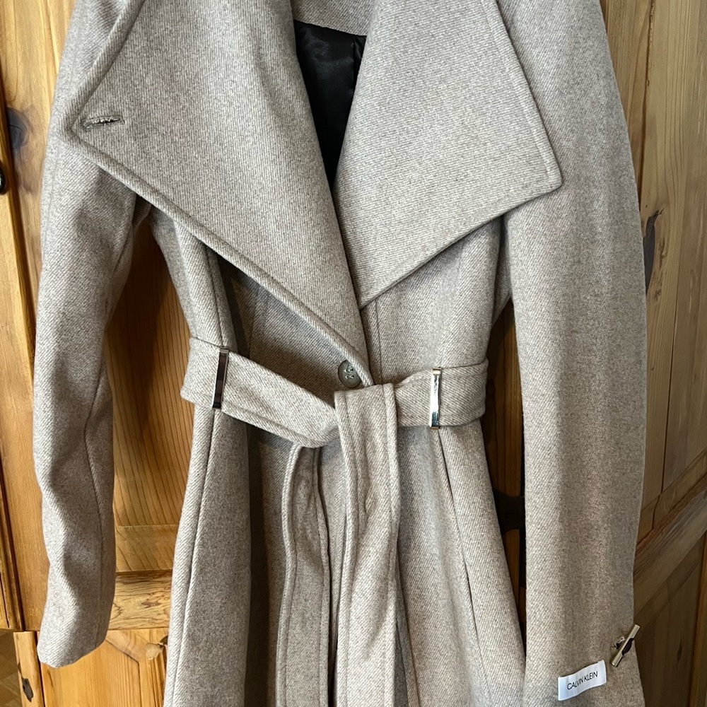 Calvin Klein Wool Coat. New with tags